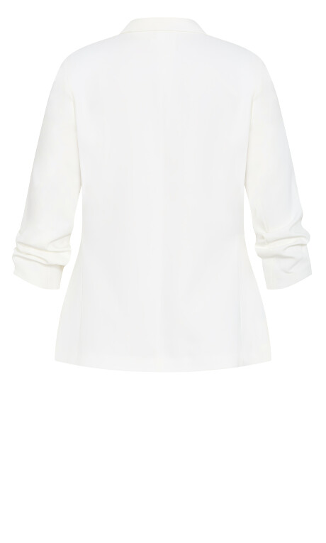 Plus Size Abbie Blazer - ivory (UPDATED)