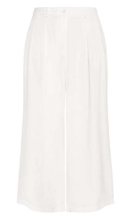 Plus Size Abbie Wide Leg Pant - ivory (UPDATED)