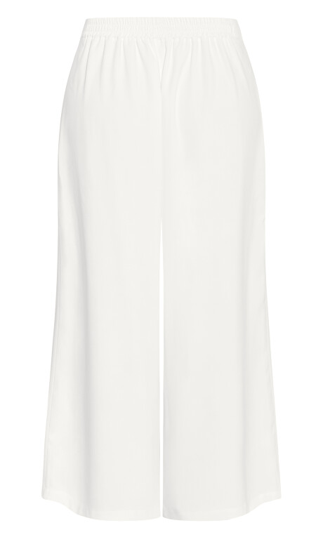 Plus Size Abbie Wide Leg Pant - ivory (UPDATED)