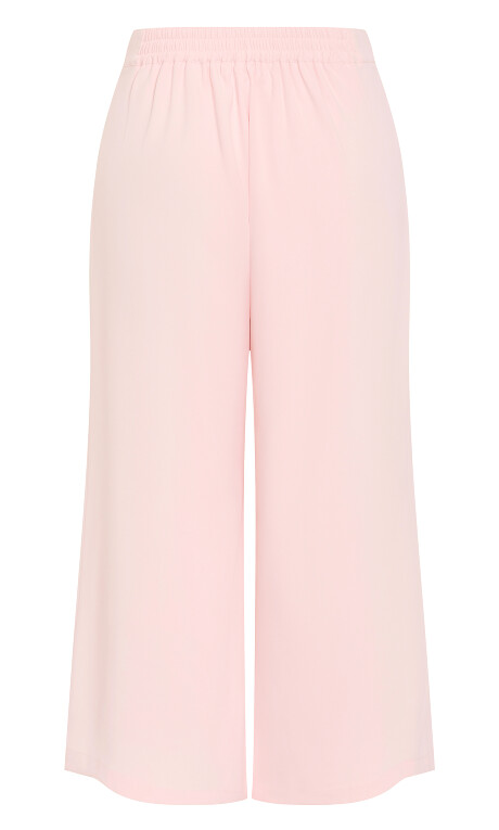 Plus Size Abbie Wide Leg Pant - heavenly pink