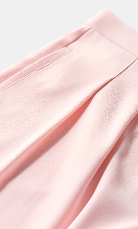 Plus Size Abbie Wide Leg Pant - heavenly pink