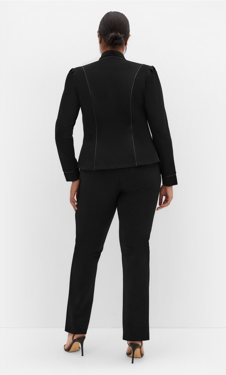 Piping Praise Jacket - black
