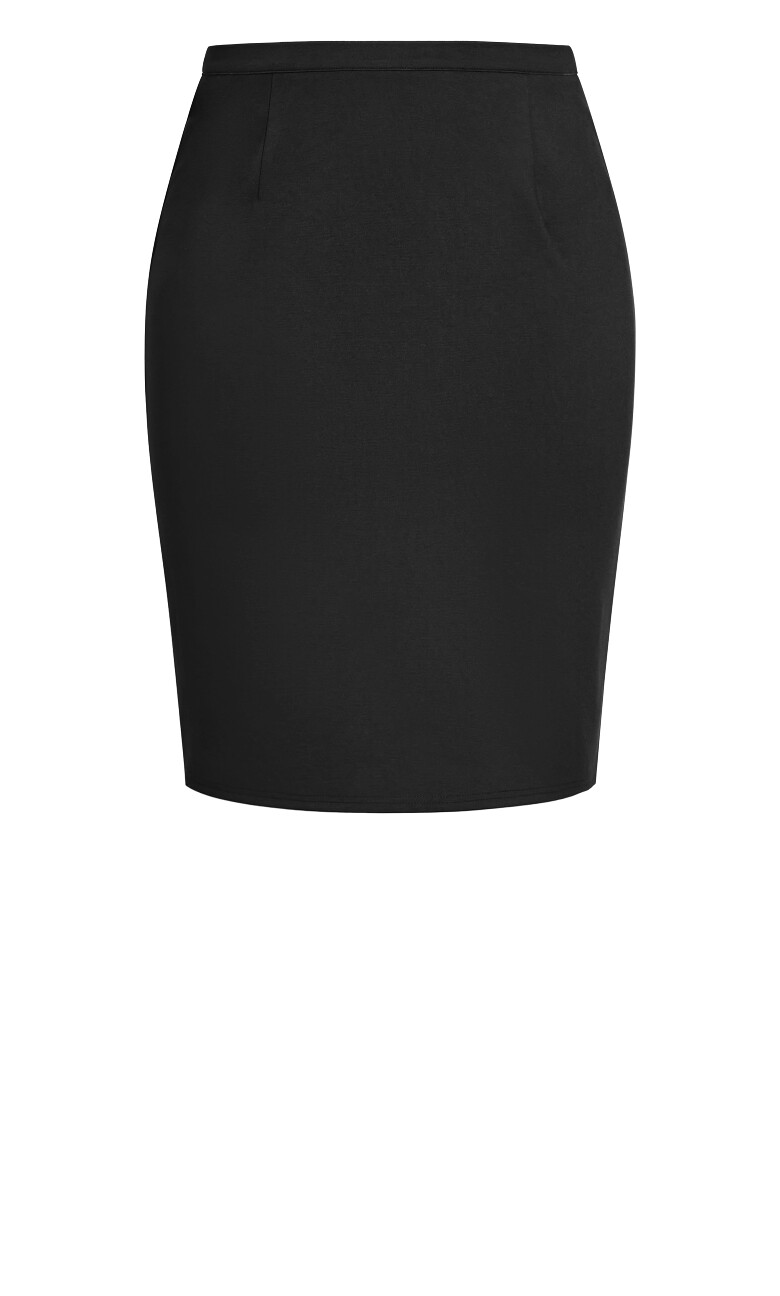Midi Tube Skirt - black