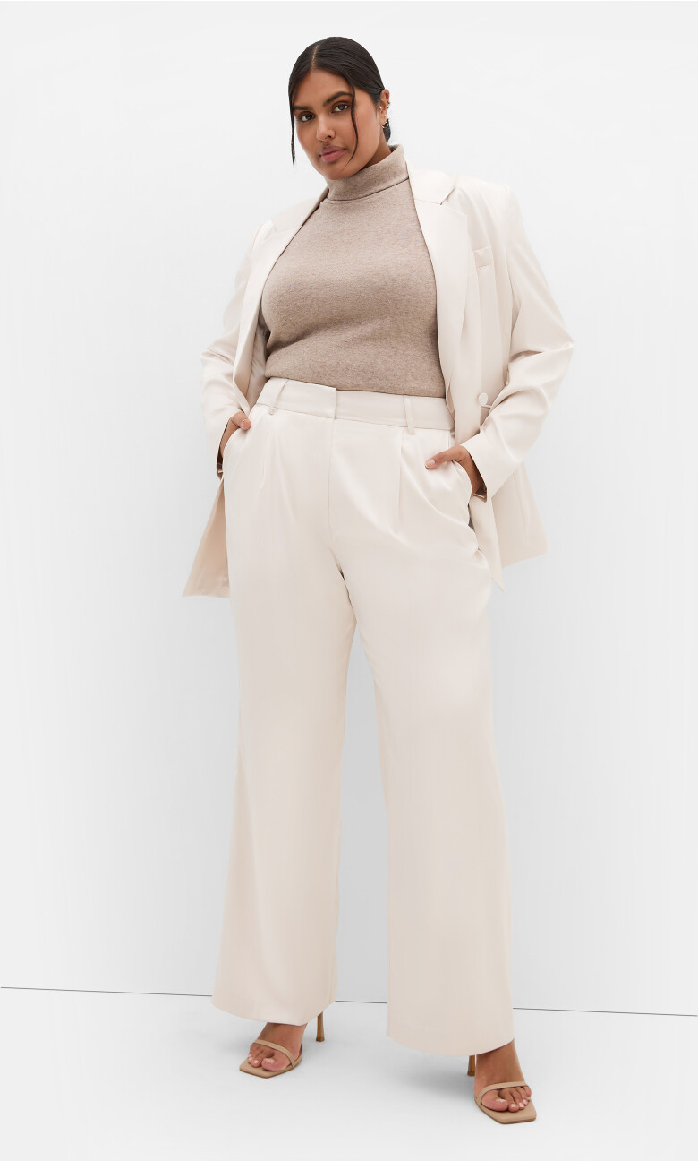 Plus Size Rylie Pant - oat