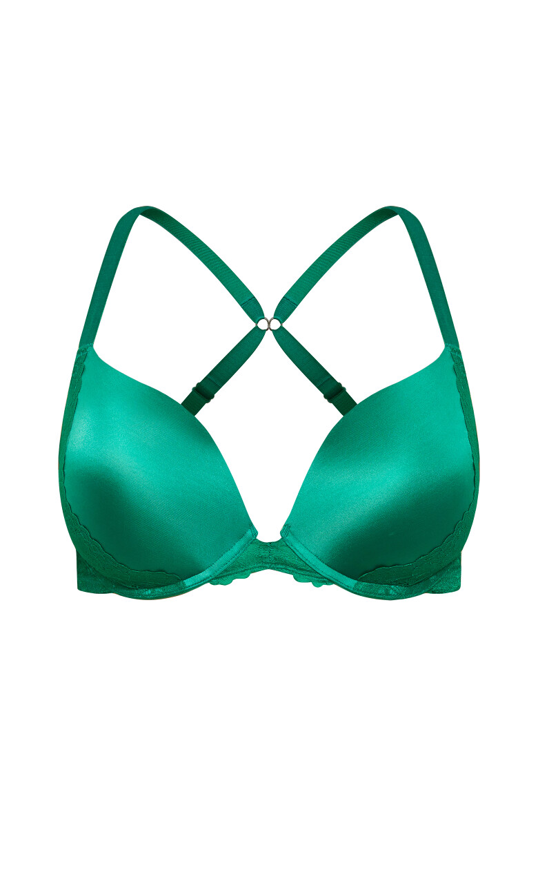 Allure Push Up Bra - kelly green