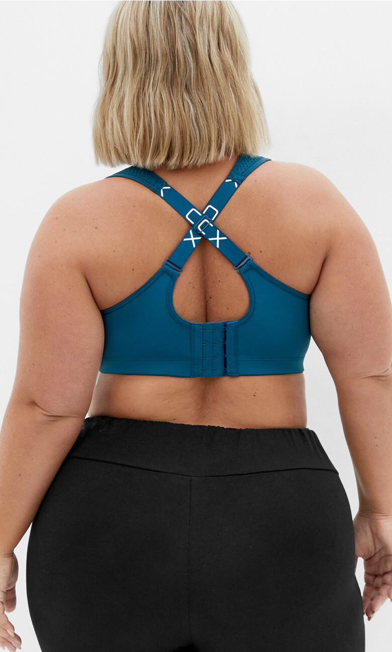 Contour Underwire Sports Bra - poseidon