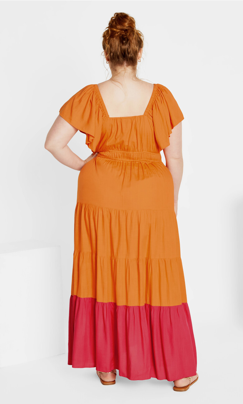 Colour Pop Dress - mango