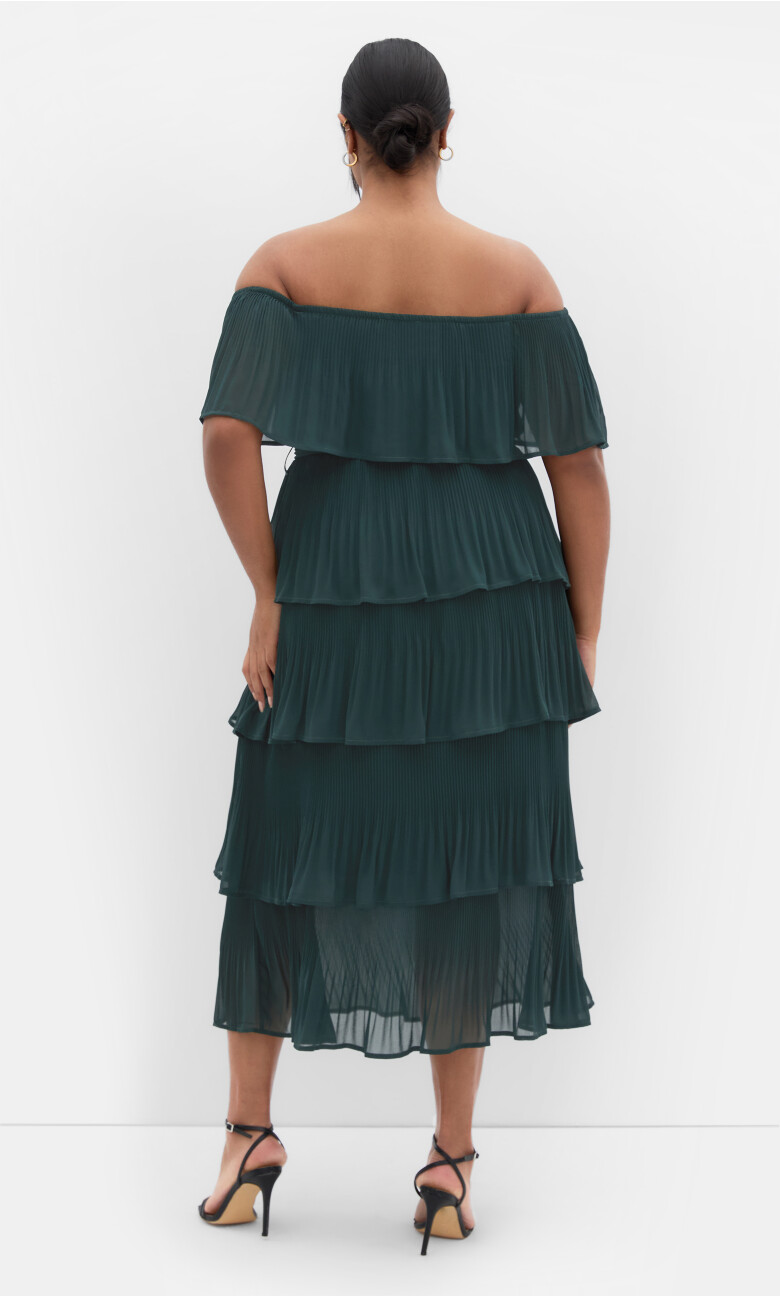 Night Garden Dress - emerald