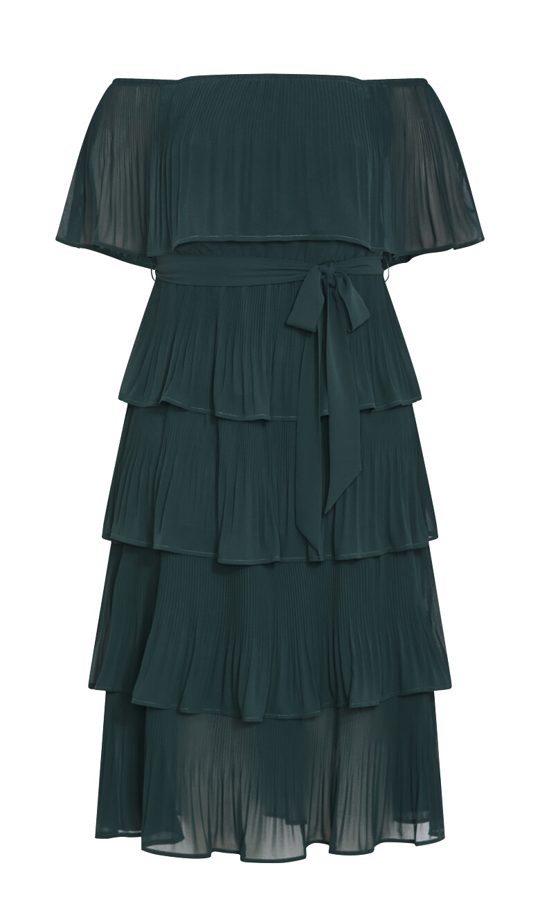 Night Garden Dress - emerald