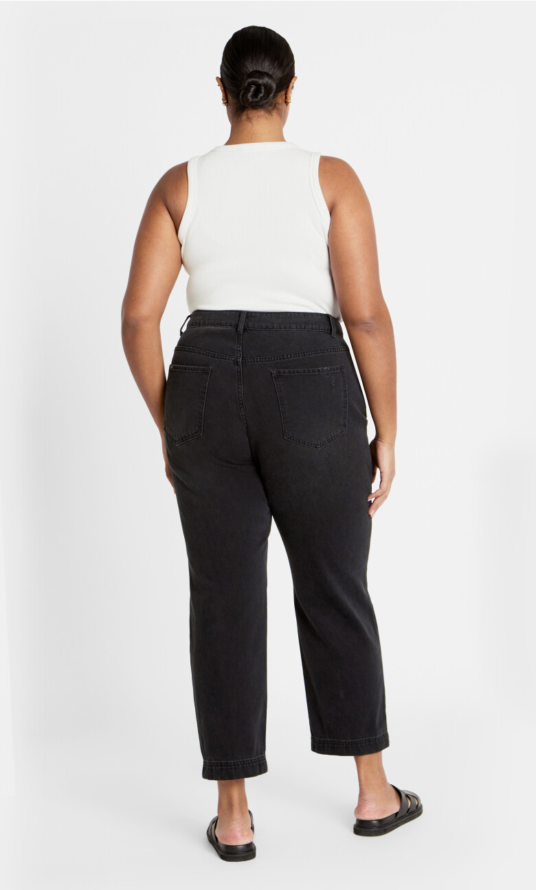 Harley Fit Kenia Straight Jean - black wash