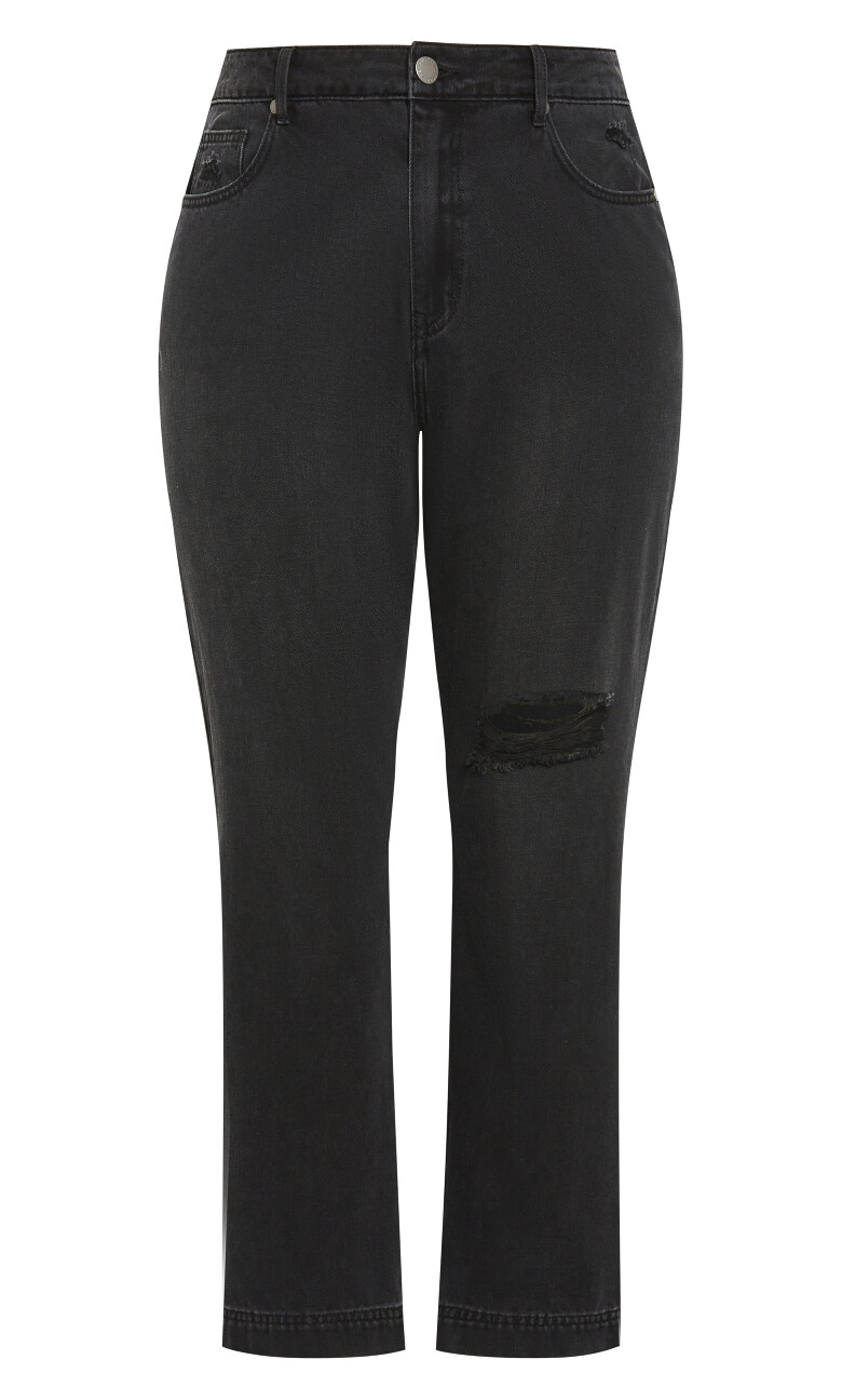 Harley Fit Kenia Straight Jean - black wash