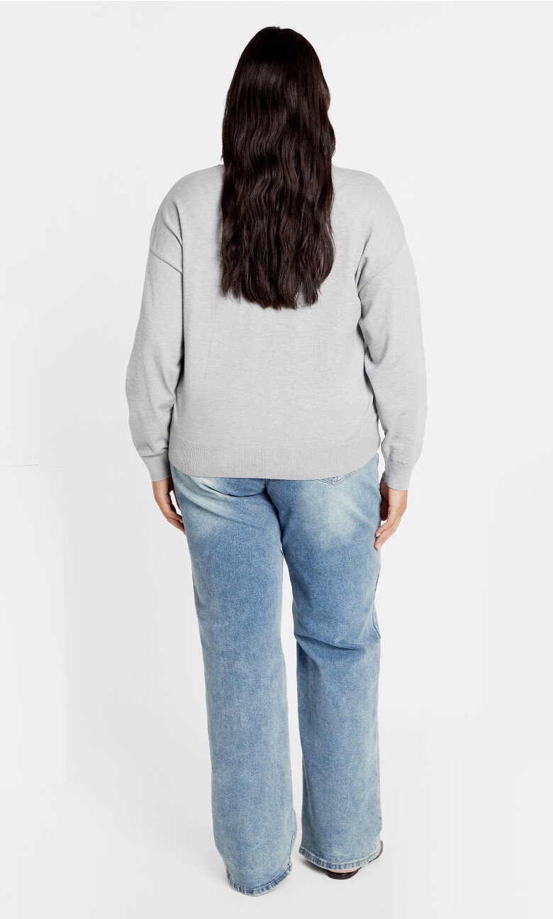 Lilia Jumper - grey marle