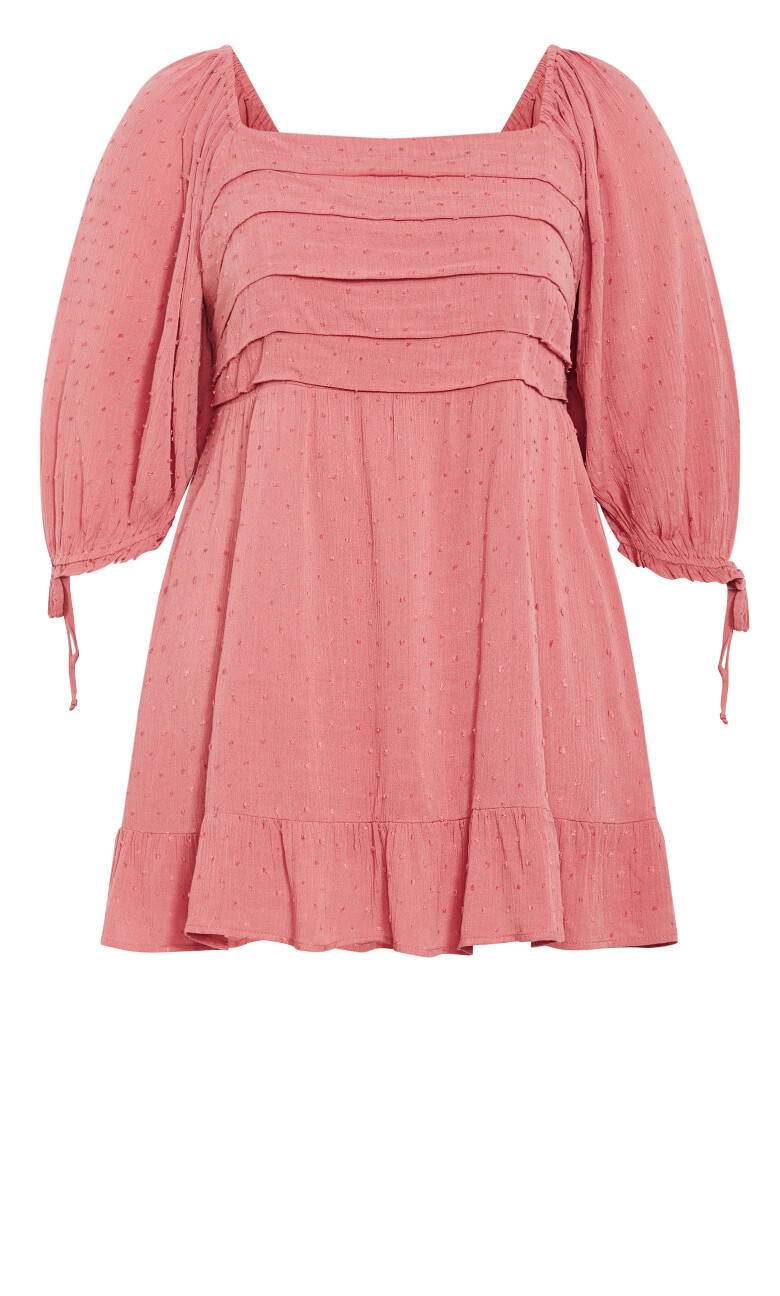 Allegra Mini Dress - rosewood