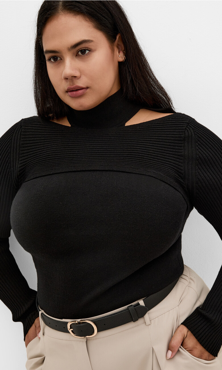 Plus Size Remi Jumper - black
