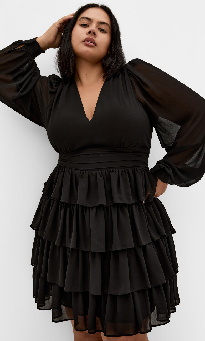 Plus Size Kailey Dress - black