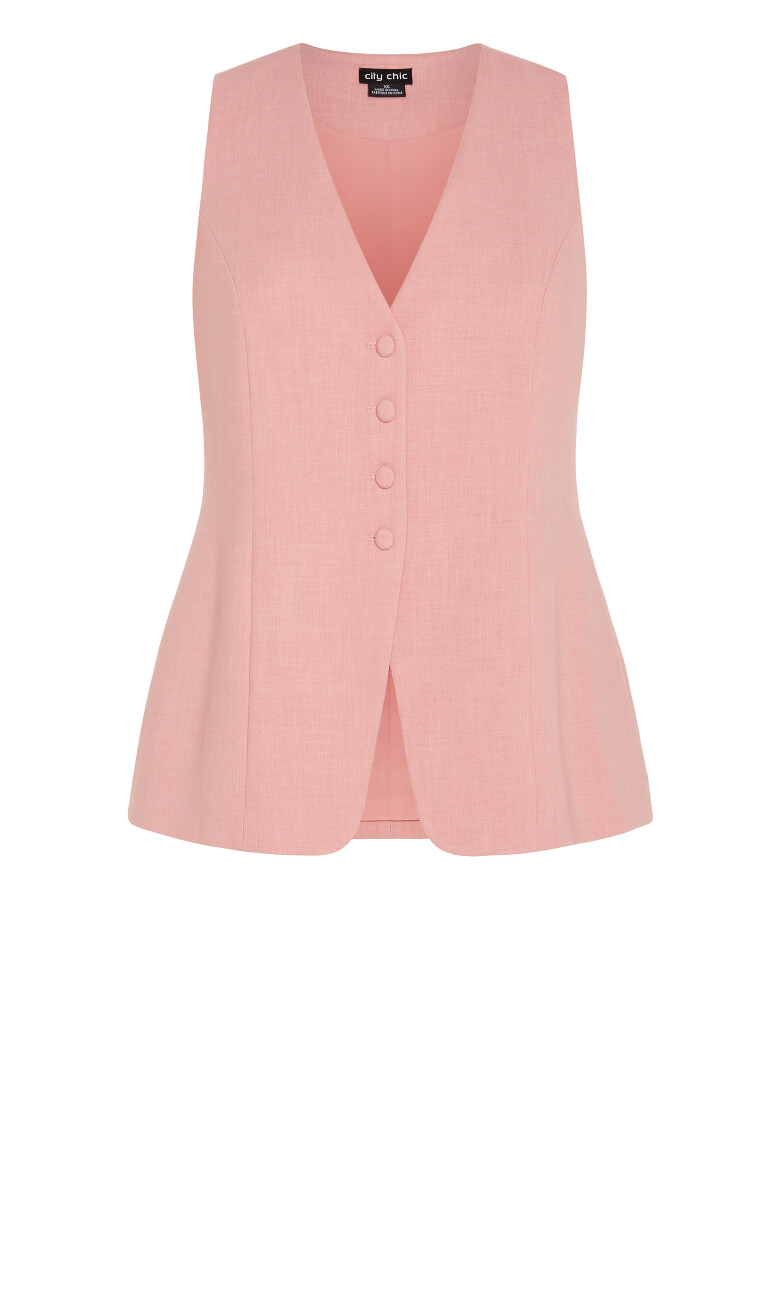 Tori Vest - baby pink