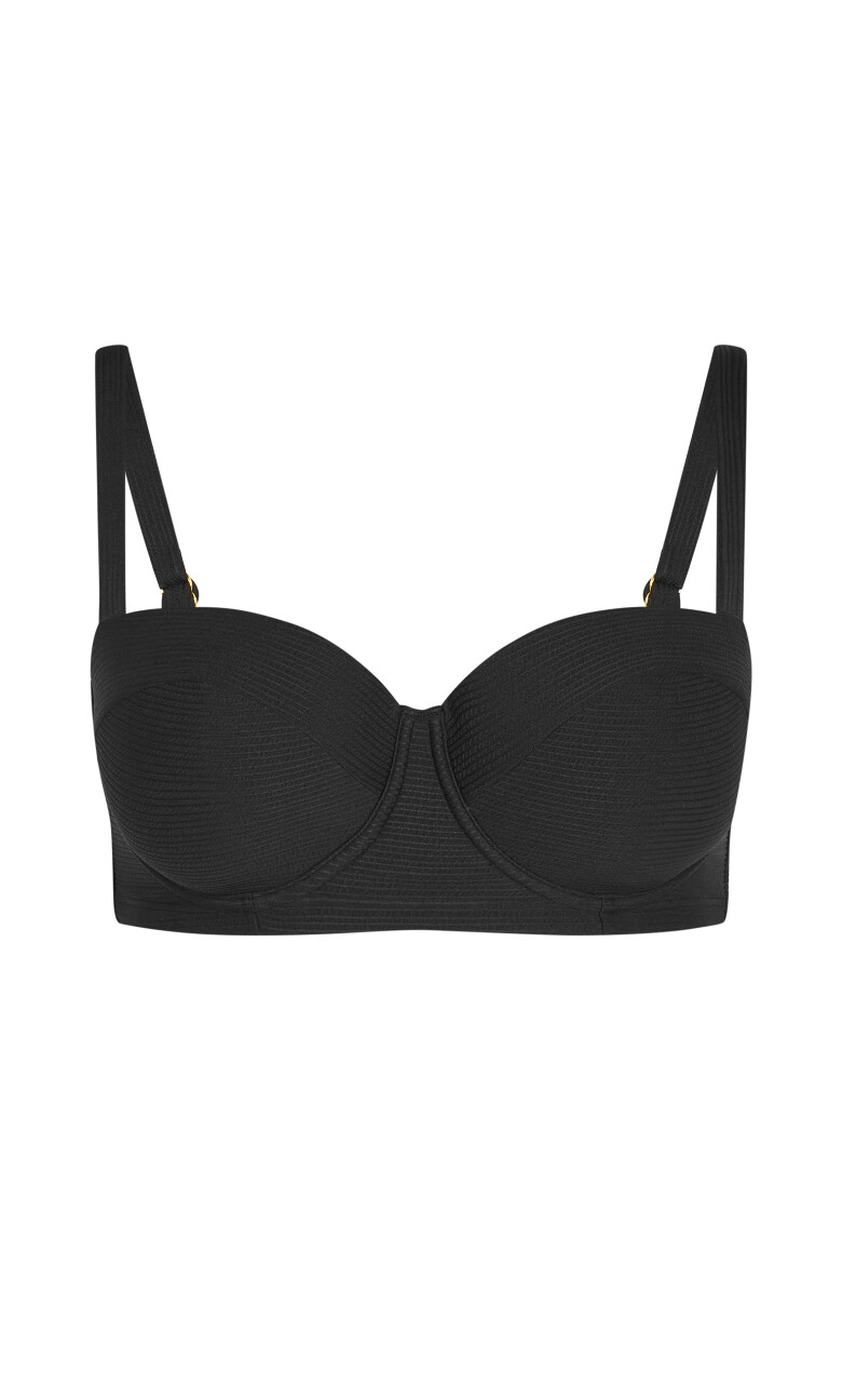 Maui Underwire Bikini Top - black