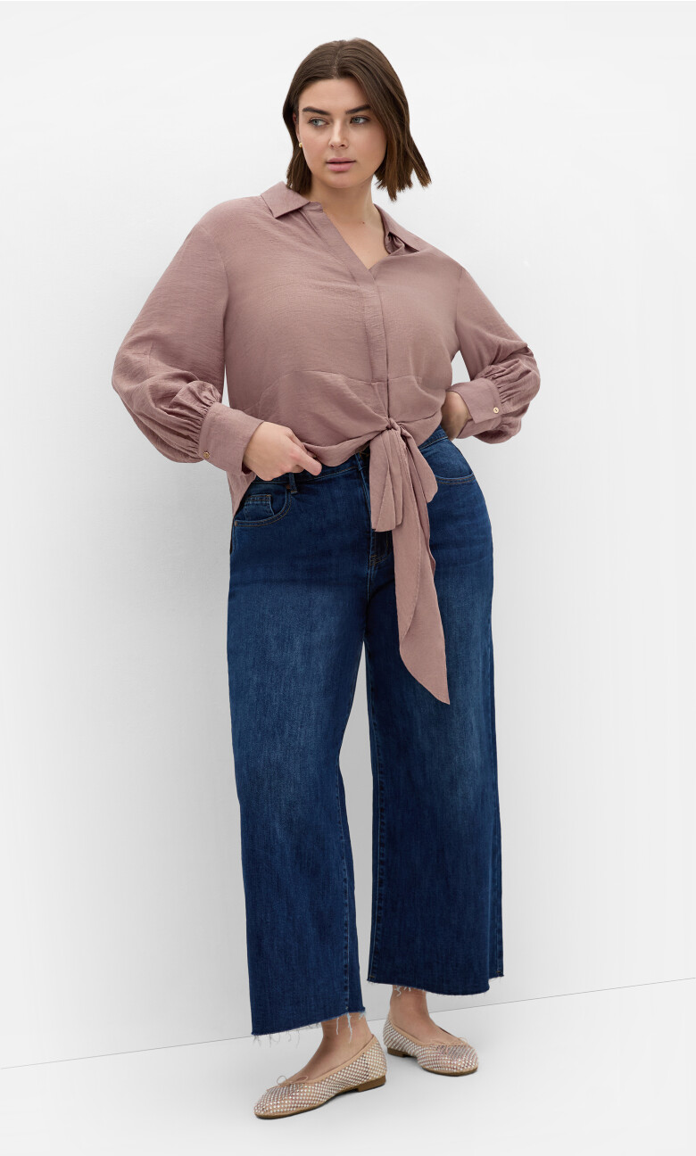 Plus Size Rosabella Shirt - mink (UPDATED)
