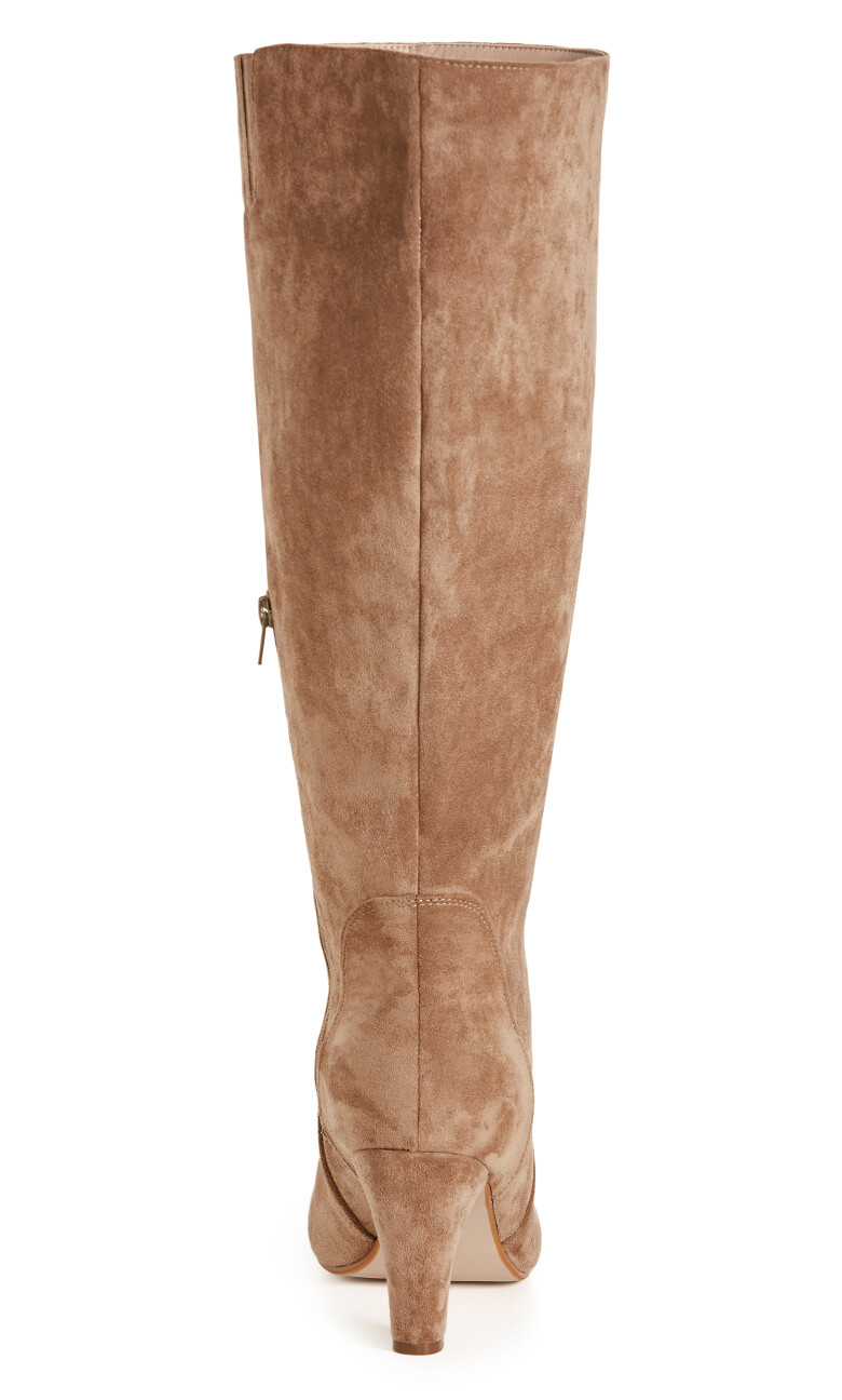 WIDE FIT Cassie Boot - taupe