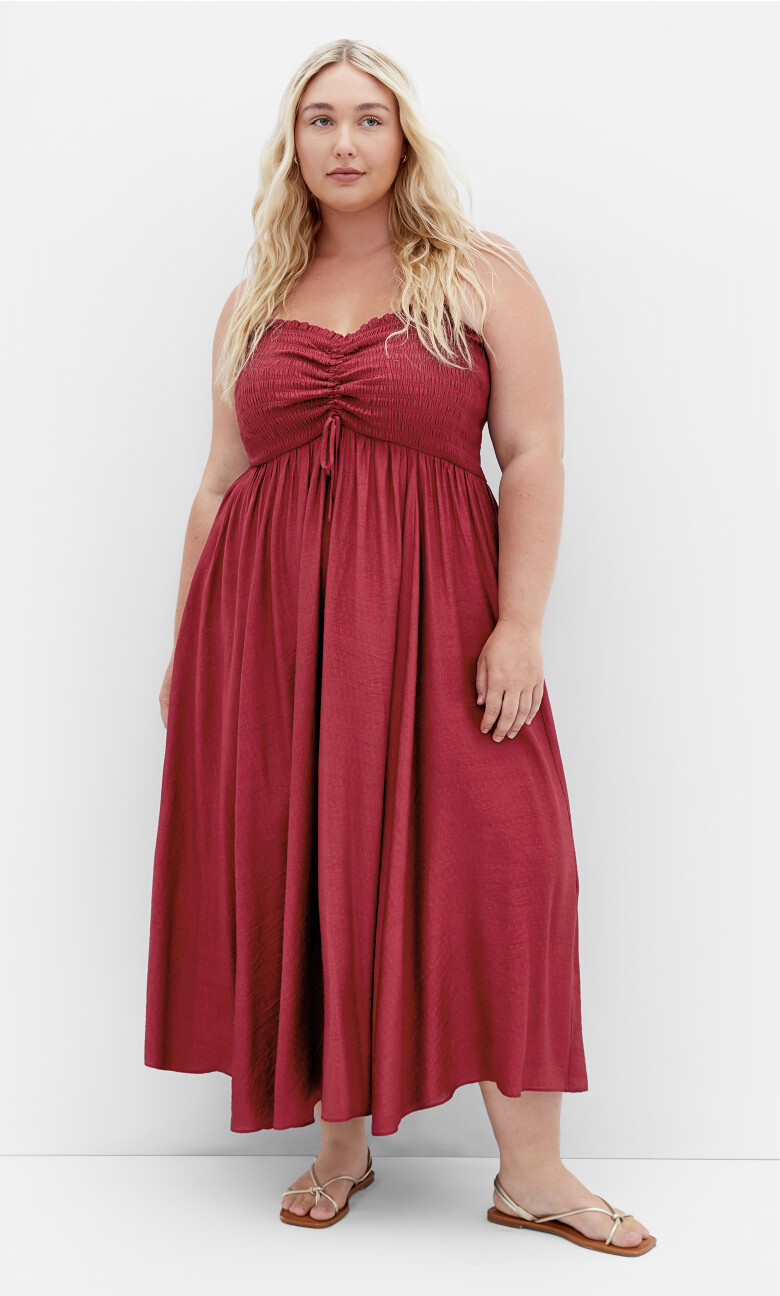 Maui Maxi Dress - shiraz