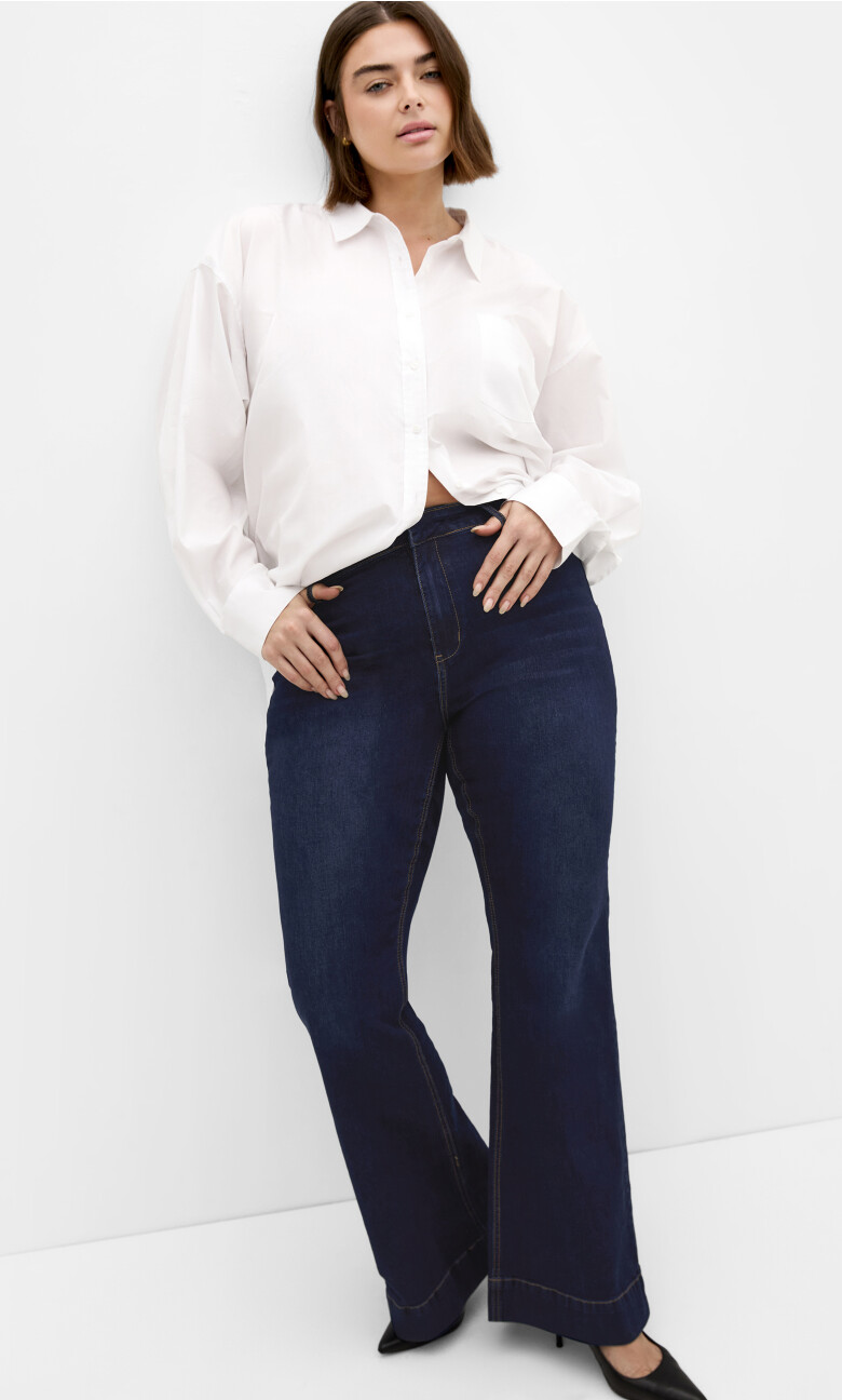 Plus Size West End Jean - dark denim