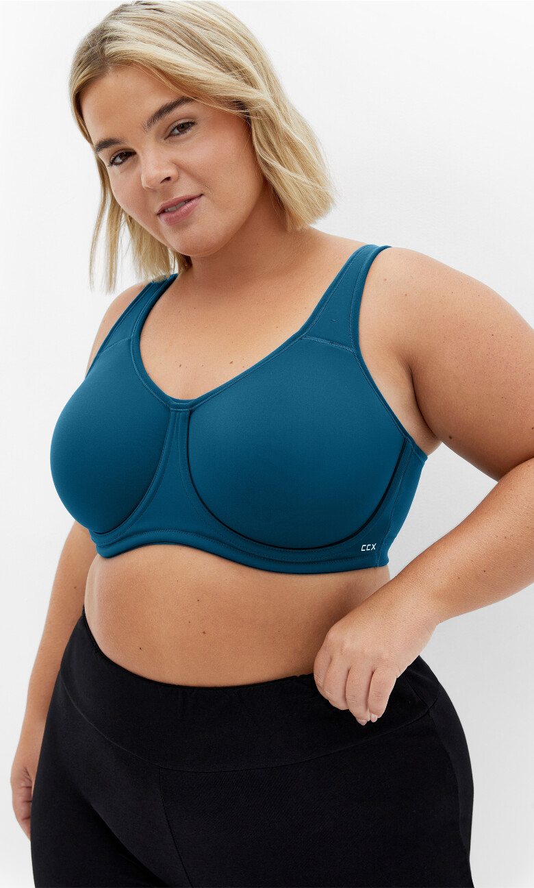 Underwire Sports Bra - poseidon