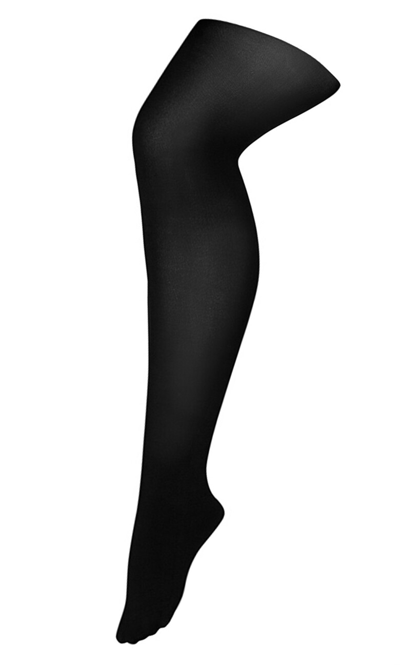 Plus Size 120D Opaque Tights - black