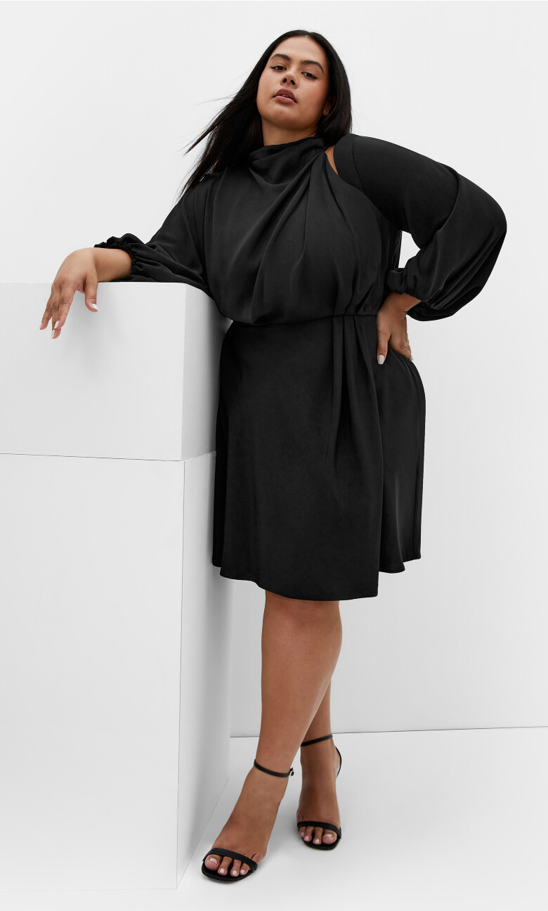 DRESS JAYLEE MINI - Black