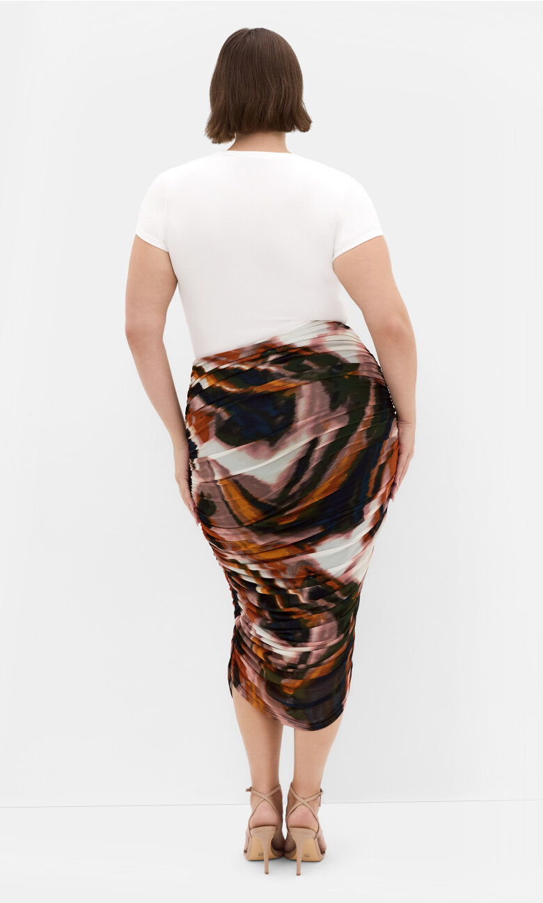 Livia Print Skirt - glaze multi