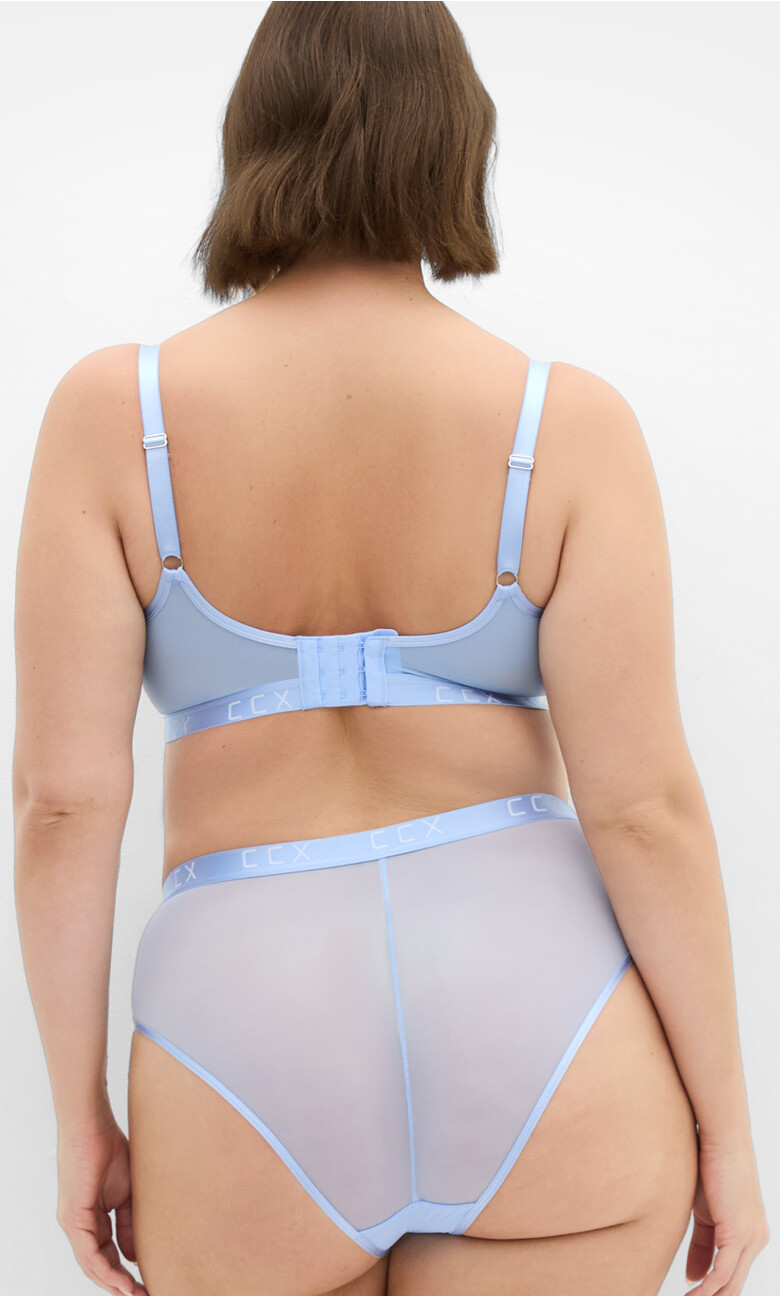 Signature Lace Cheeky Panty - angel blue