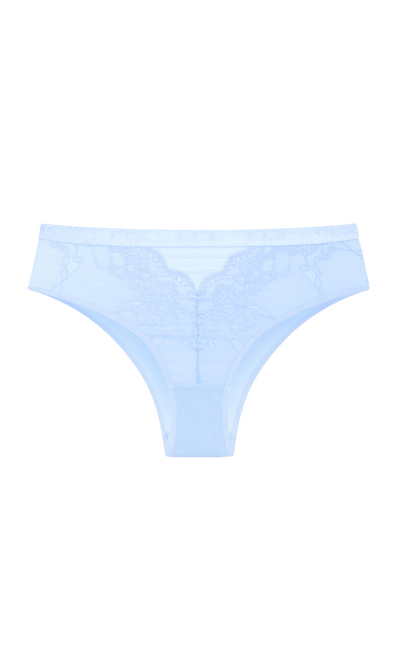 Signature Lace Cheeky Panty - angel blue