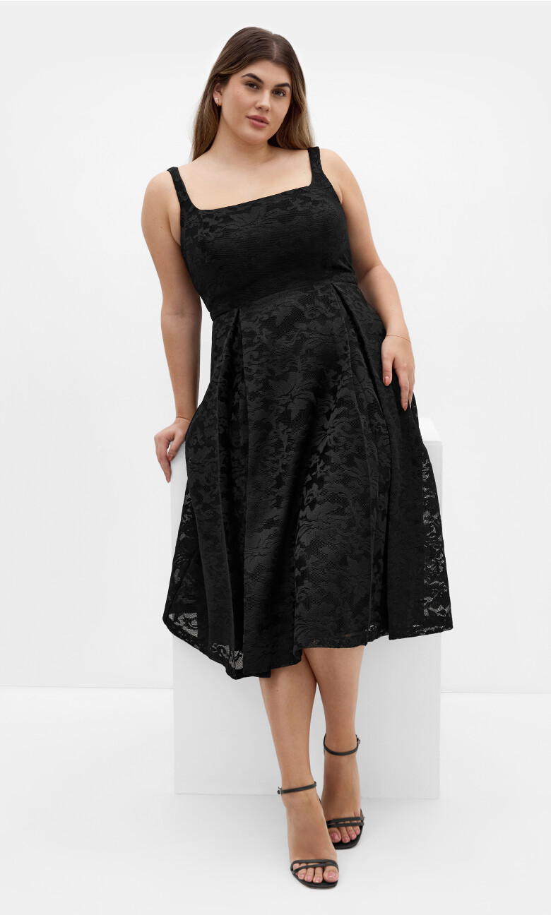 Plus Size Dress Jacklynn ff - black