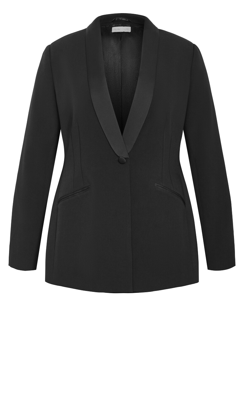 Alece Tuxedo Jacket - black