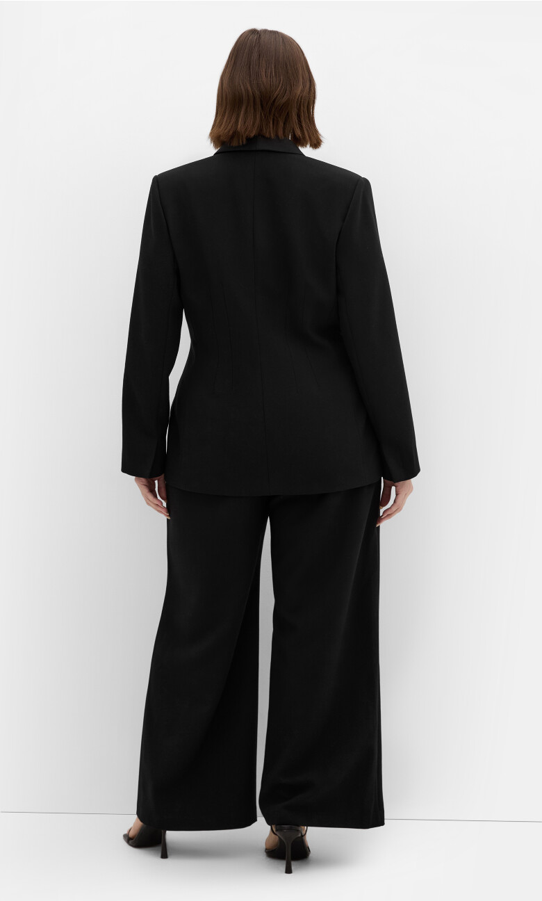 Alece Wide Leg Pant - black