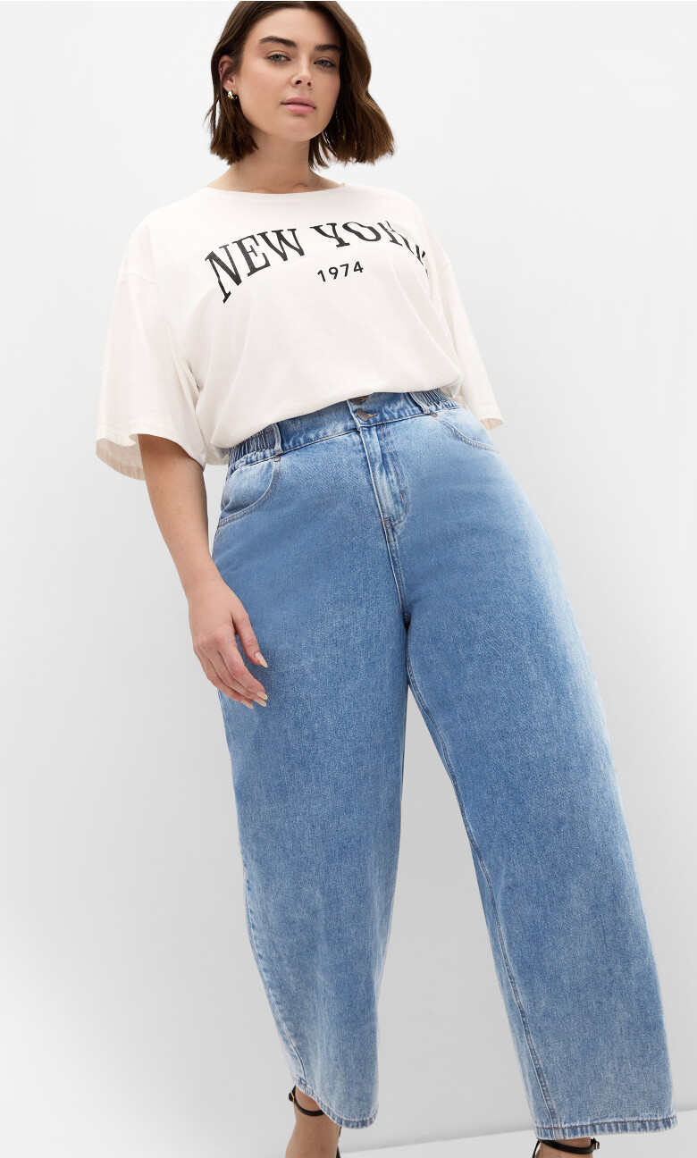 Plus Size Harley Fit Stretched Waist Jean - mid wash (UPDATED)