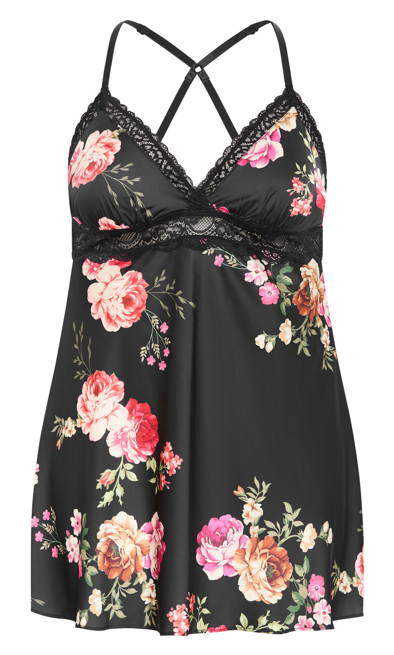 Arcadia Chemise - black