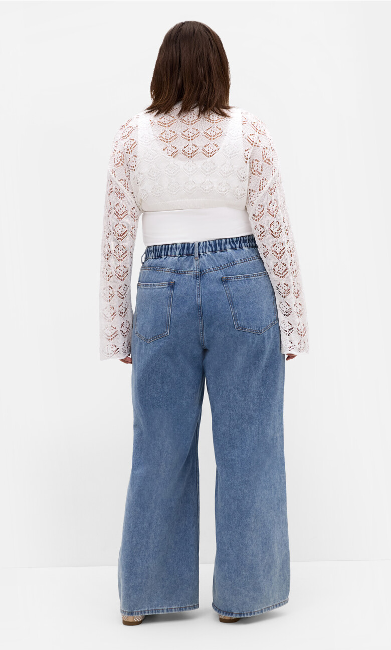 Crochet Shrug - ivory