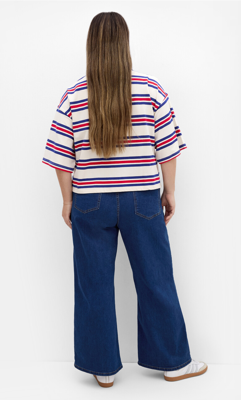 Rugby Polo Oversized Tee - ivory