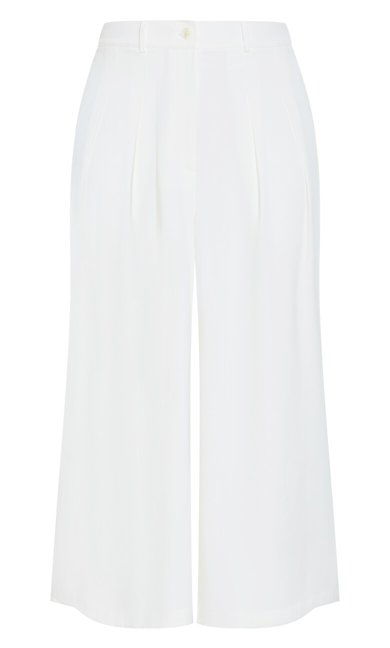 Abbie Crop Pant - ivory