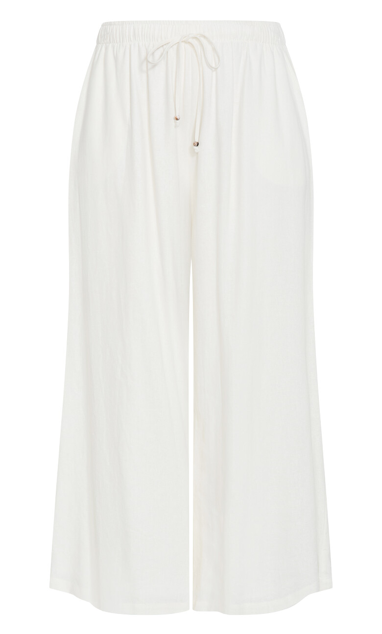 Holly Linen Pant - ivory