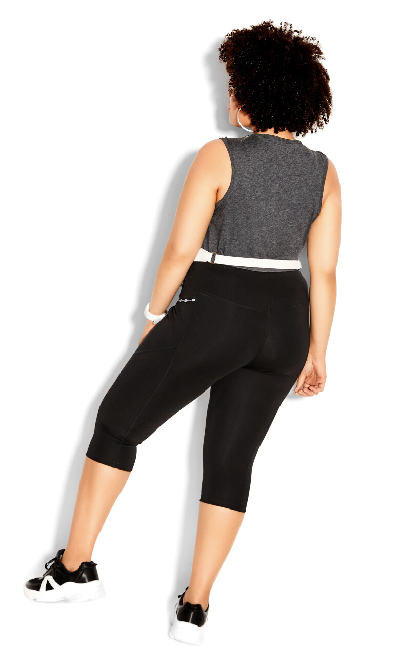 Active 3/4 Legging - black