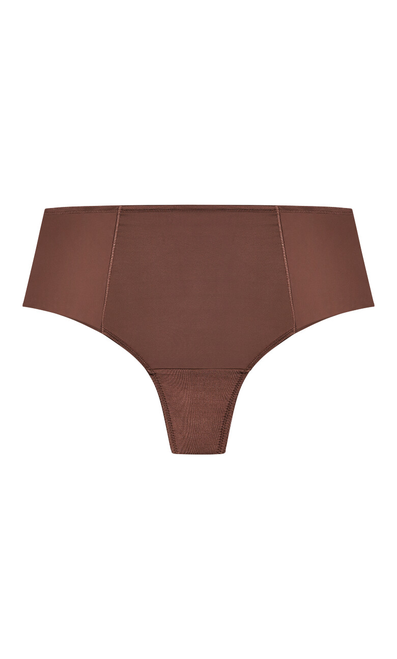 Smooth & Chic Control Thong - espresso