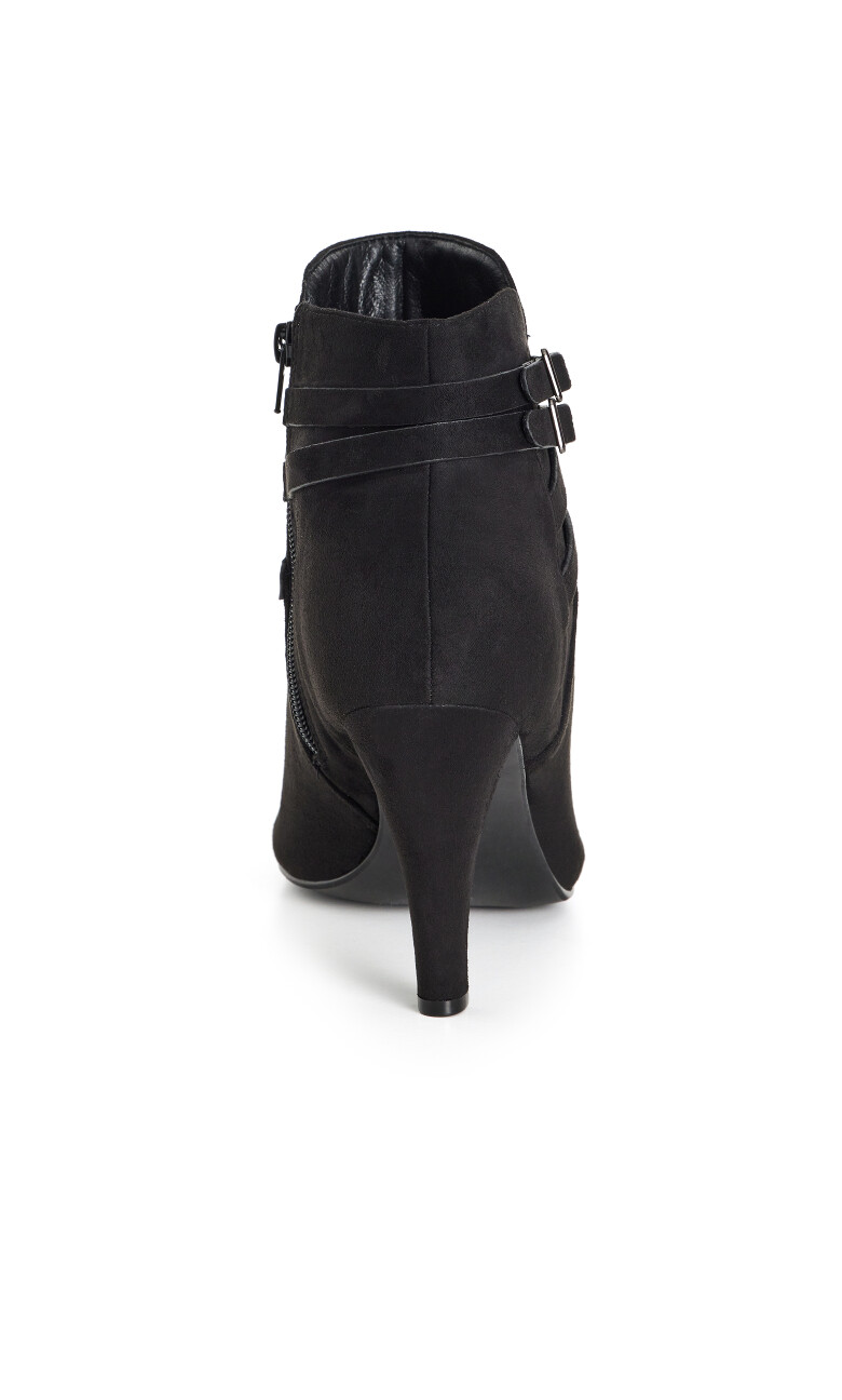 WIDE FIT Sultry Ankle Boot - black