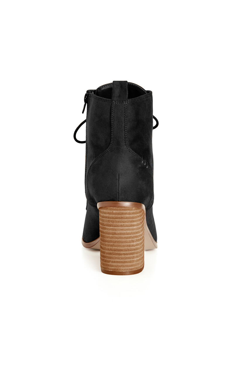 WIDE FIT Calista Ankle Boot - black