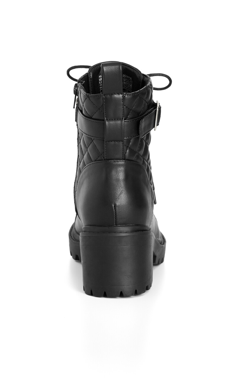 WIDE FIT Sutton Ankle Boot - black
