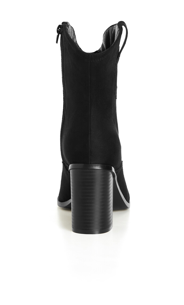 WIDE FIT Elodie Mid Boot - black
