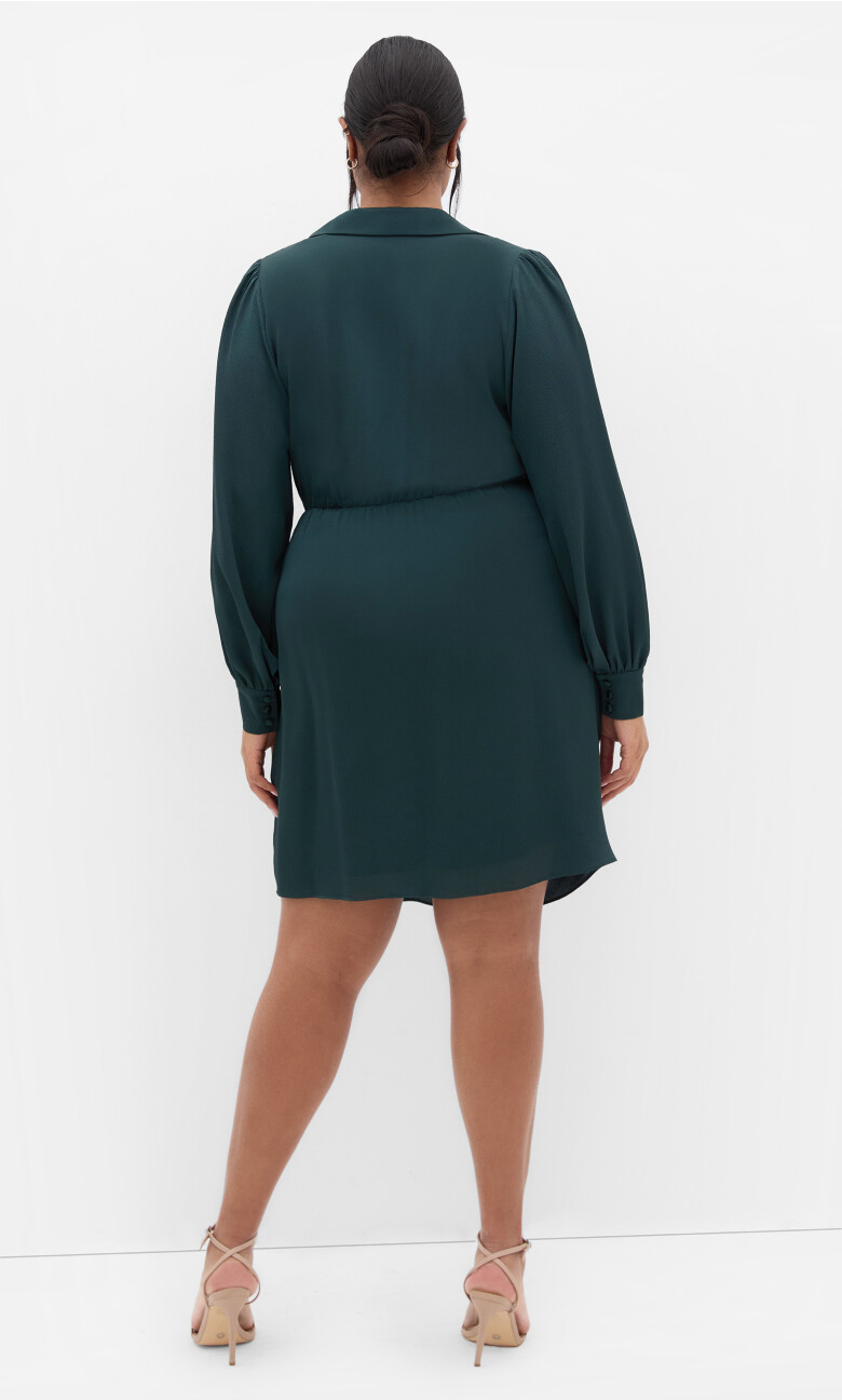 Genevieve Dress - hunter green