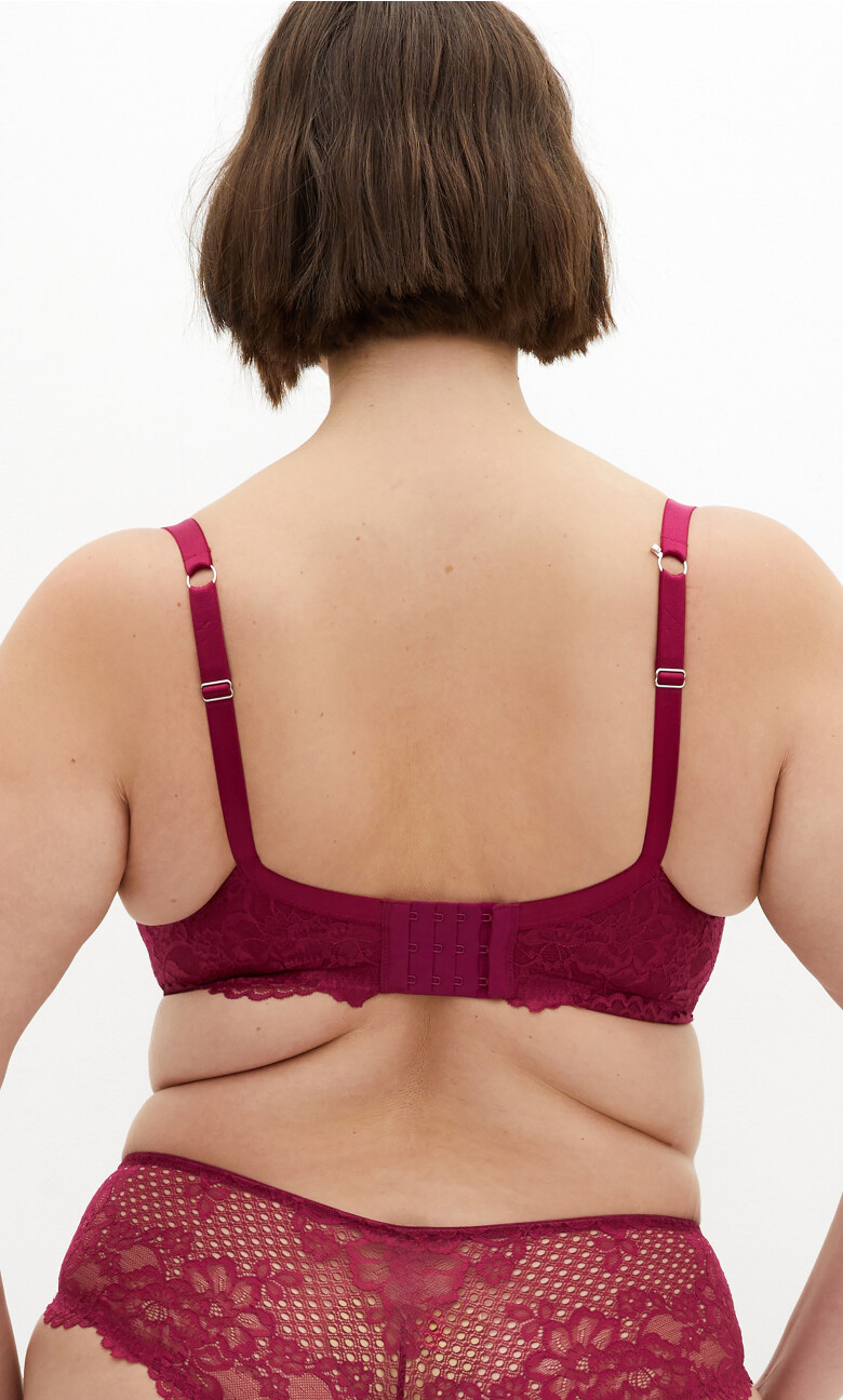 Allure Push Up Bra - sangria