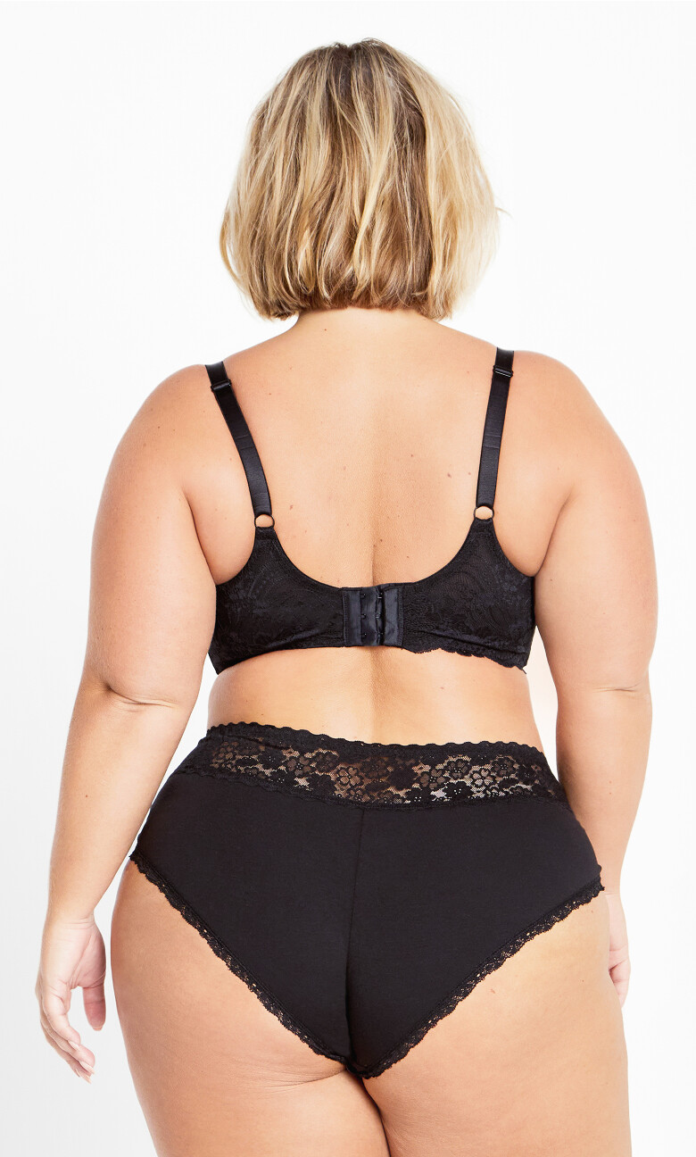 Hailey Demi T-Shirt Bra - black