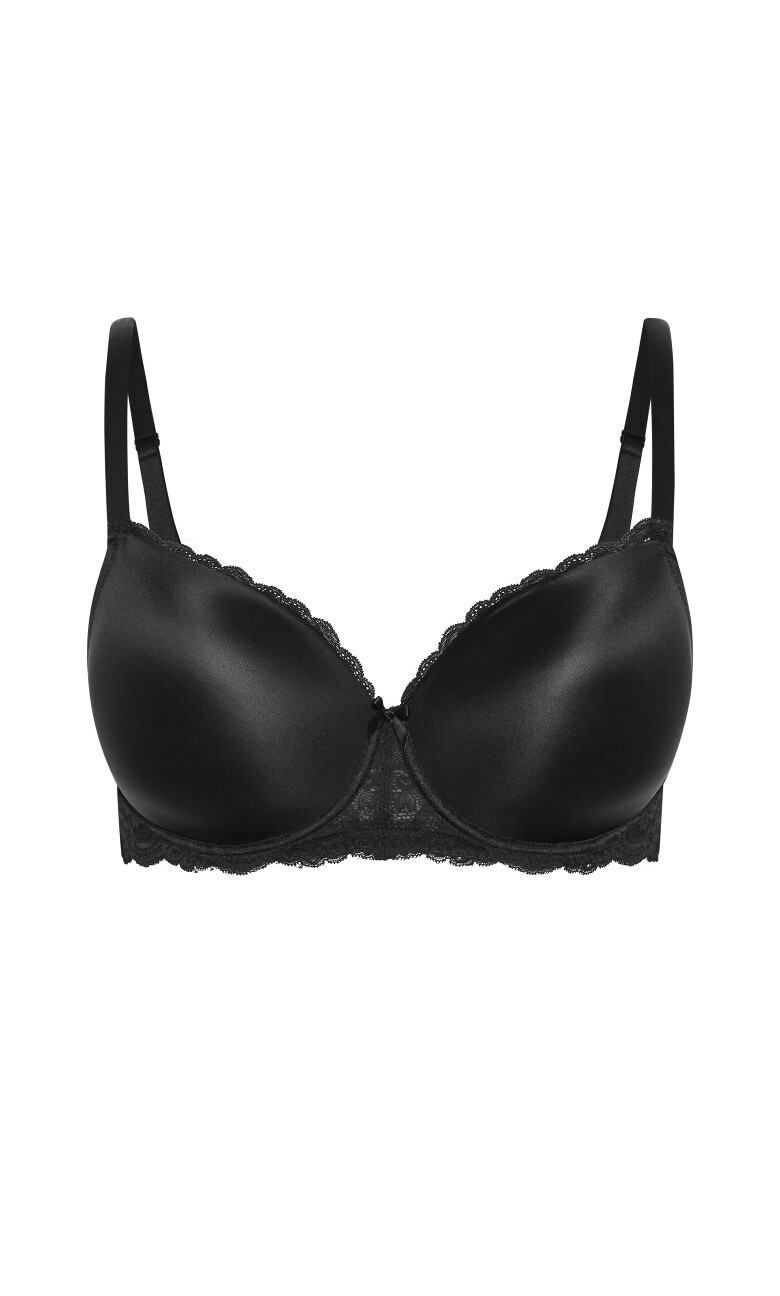 Hailey Demi T-Shirt Bra - black